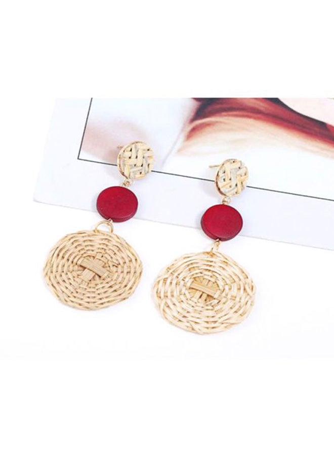 J&J Woven Dangle Earrings - Image 2