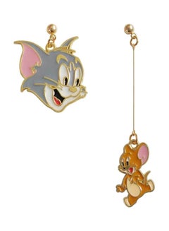 Tom And Jerry Design Dangle Earrings