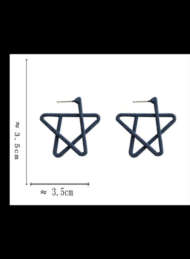 جونسون آند جونسون حلق أذن متدلٍ على شكل نجمة خماسية - Image 2