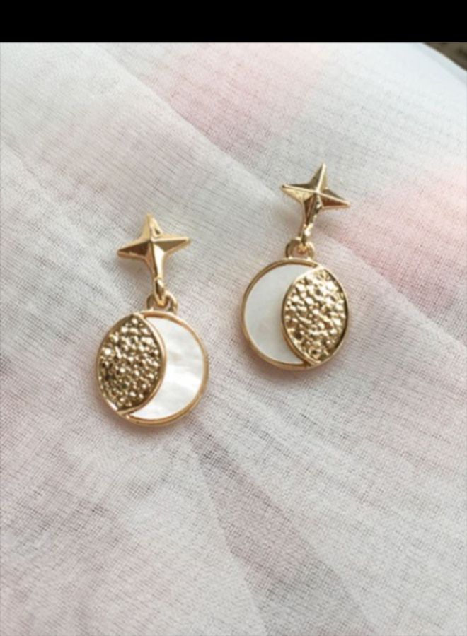 J&J Four-Sided Star Shaped Dangle Earrings  - Image 4