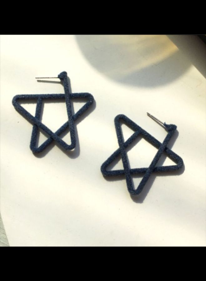 جونسون آند جونسون حلق أذن متدلٍ على شكل نجمة خماسية - Image 4