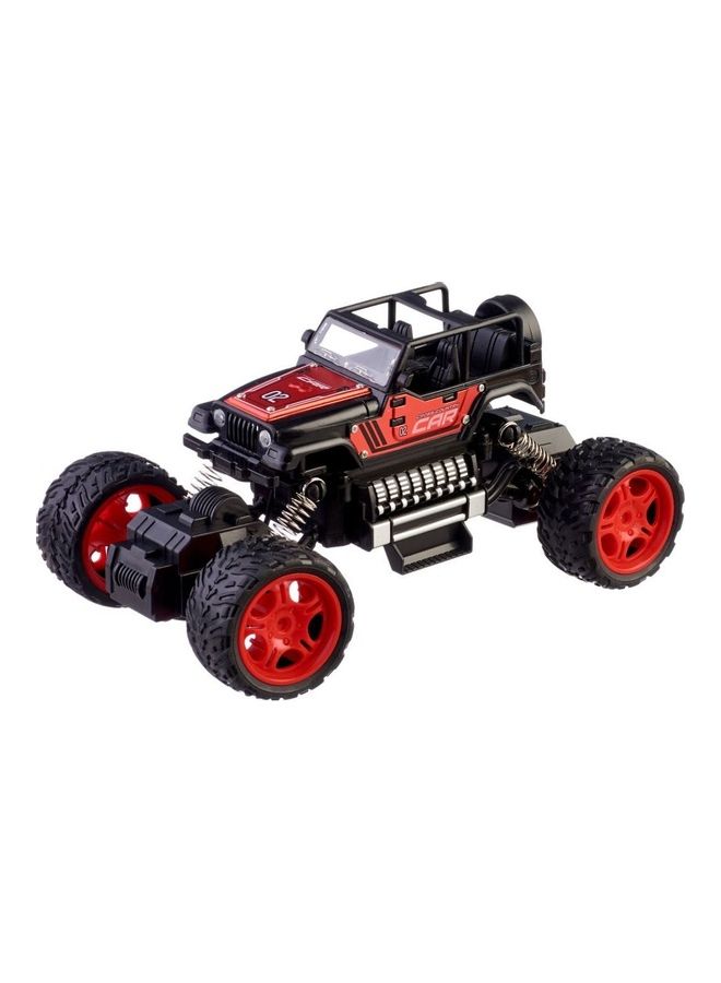 HENGDE - Metal Car Four Wheels Drive Climbing Slope 50 Degrees 27 Mhz Battery Operated Medium Size +3 Years Yellow - Multicolour - Image 1
