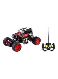Metal Car Four Wheels Drive Climbing Slope 50 Degrees 27 Mhz Battery Operated Medium Size +3 Years Yellow - Multicolour