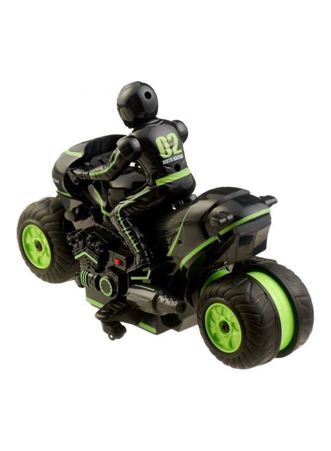Motorcycle 360 ​​Degree Torsion Racing Motor - 2.4 degree Vibration Remote Control Black Green+ 5 years Multicolour  - Image 3