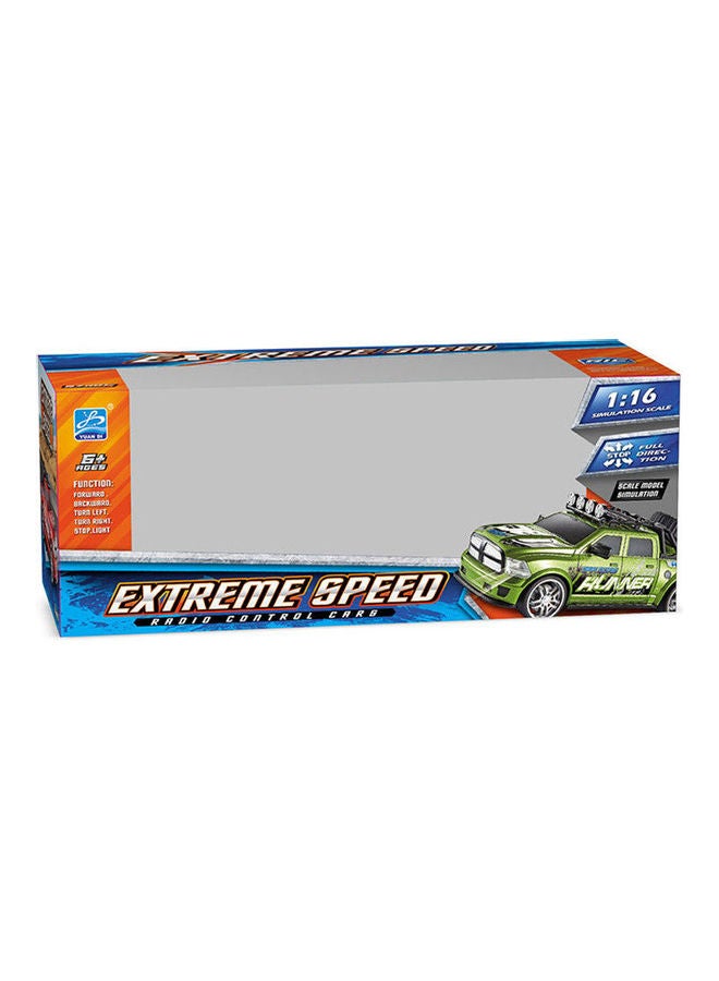 Plastic car Maximum Speed, Size 1:14, Remote Control , Battery Operated + 6 Years, Red -Black 94*43*73cm - Image 3