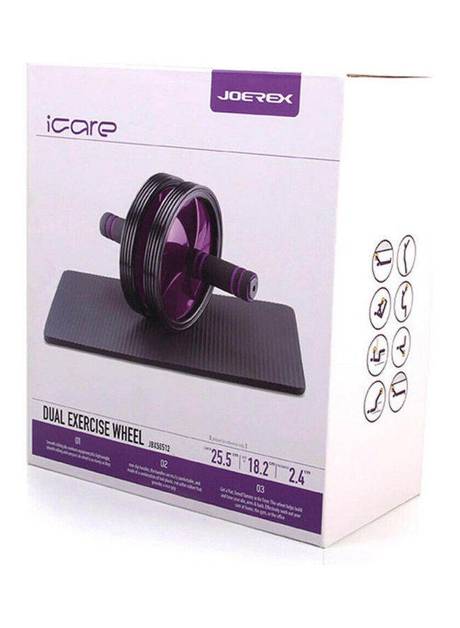جوريكس عجلة تمارين البطن المزدوجة i.care - عجلة مزدوجة من ABS لمعدات اللياقة البدنية في الصالة الرياضية - Image 5