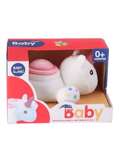 BABY SUNKI Baby Snuggle Doll (Unicorn) Needs A Best Friend Like You Soft & Cuddle +18Months 20cm  - Image 1