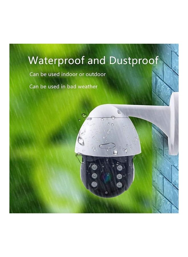 كاميرا مراقبة IP لاسلكية بزاوية 360 درجة مزودة بميكروفون ومكبر صوت، كاميرا مراقبة IP على شكل قبة بخاصية الرؤية الليلية ومقاومة للماء للاستخدام في الأماكن الخارجية في الأماكن المغلقة للمنزل والمكتب والمستودعات وأمن البنك، بالإضافة إلى فتحة بطاقة TF للشاشة عن بعد - Image 3