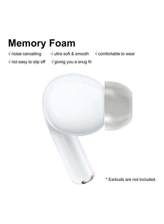 Generic - Earbuds Ear Tips Replacement For Apple AirPods Pro Ture Wireless Ear Buds Earcaps Grey - Image 1