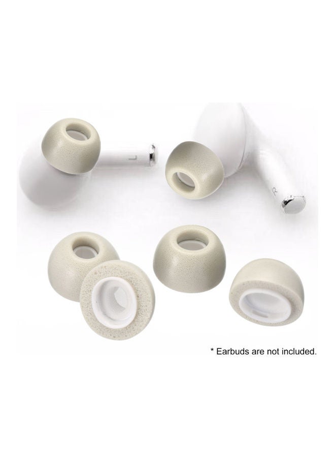 Generic - Earbuds Ear Tips Replacement For Apple AirPods Pro Ture Wireless Ear Buds Earcaps Grey - Image 1