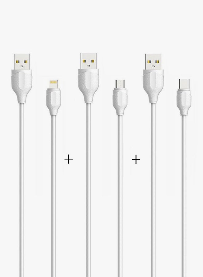 LDNIO 8-USB Ports Desktop Phone Charger With Cables Silver - Image 3