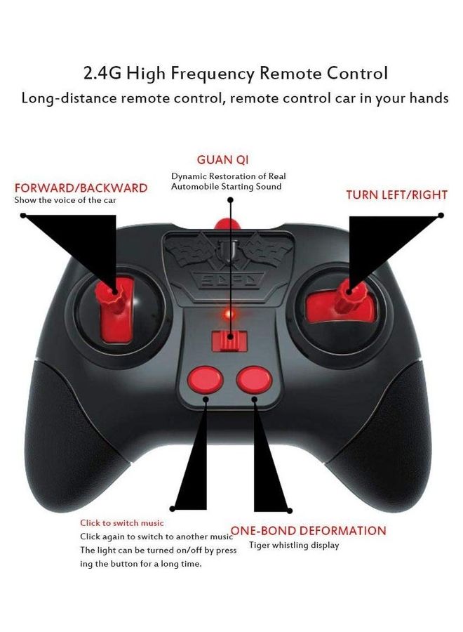 2.4G Gesture Sensing Remote Control Stunt Car with Four-Wheel Drive 39x39x39cm  - Image 5