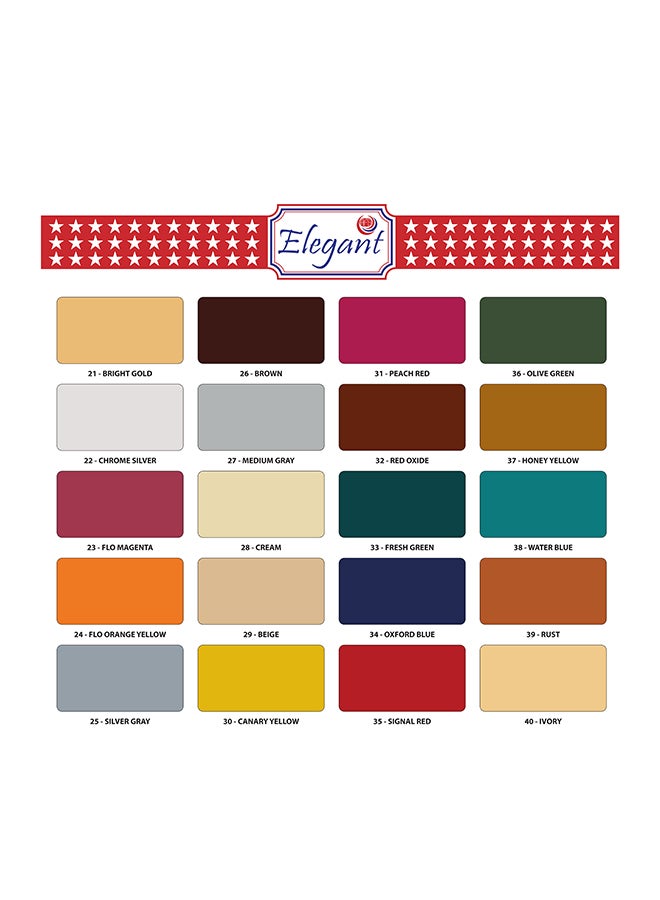 Elegant 6 Piece Spray Paint Set Light Blue 400ml - Image 3