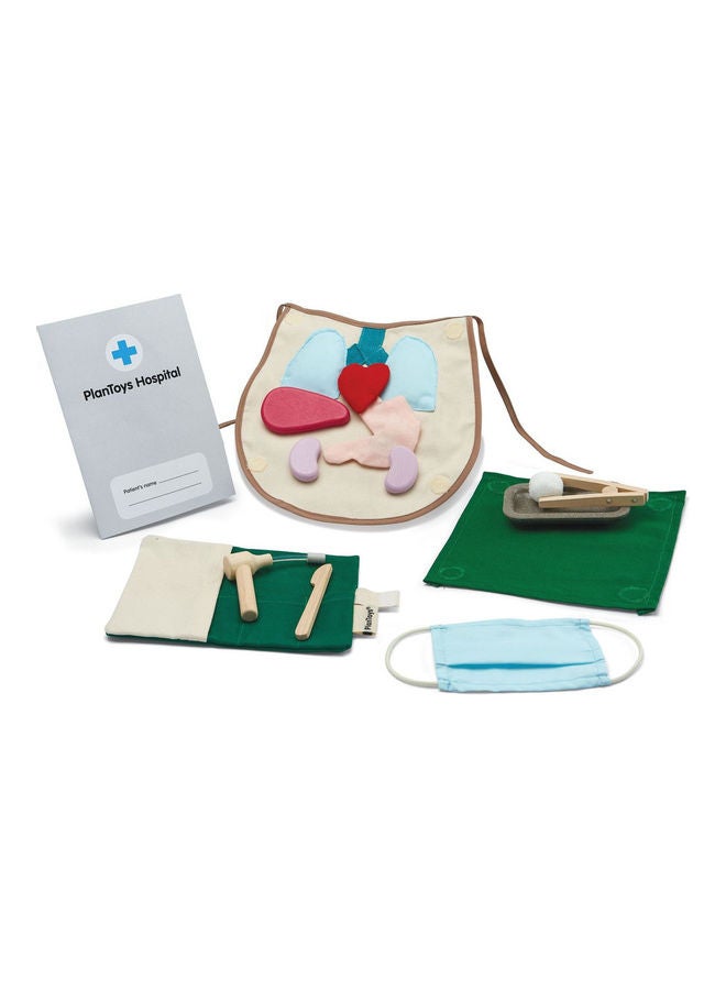 PlanToys Wooden Surgeon Play Set 24.15x1x27cm - Image 1