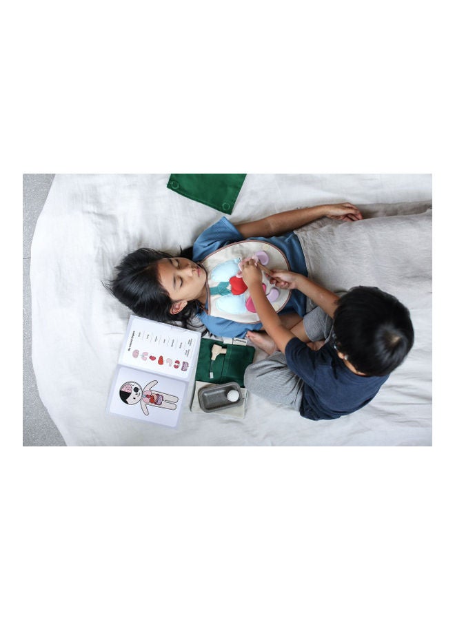 PlanToys Wooden Surgeon Play Set 24.15x1x27cm - Image 5