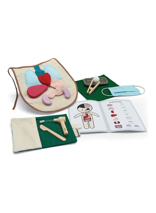 PlanToys Wooden Surgeon Play Set 24.15x1x27cm - Image 2