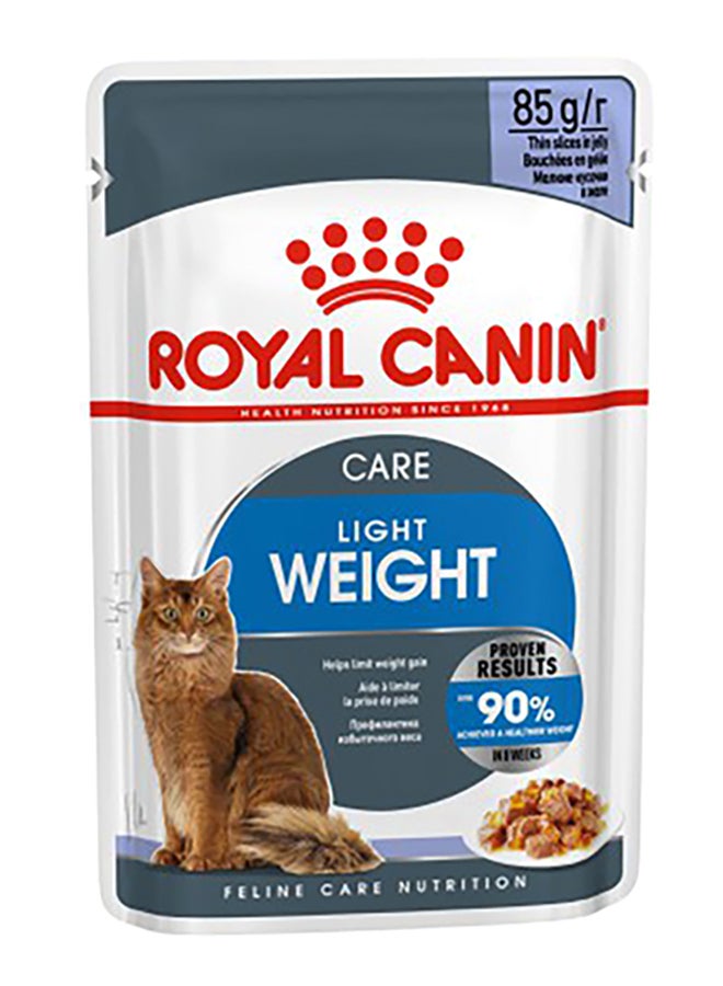 طعام رطب للعناية بالقطط خفيفة الوزن أبيض 85جرام