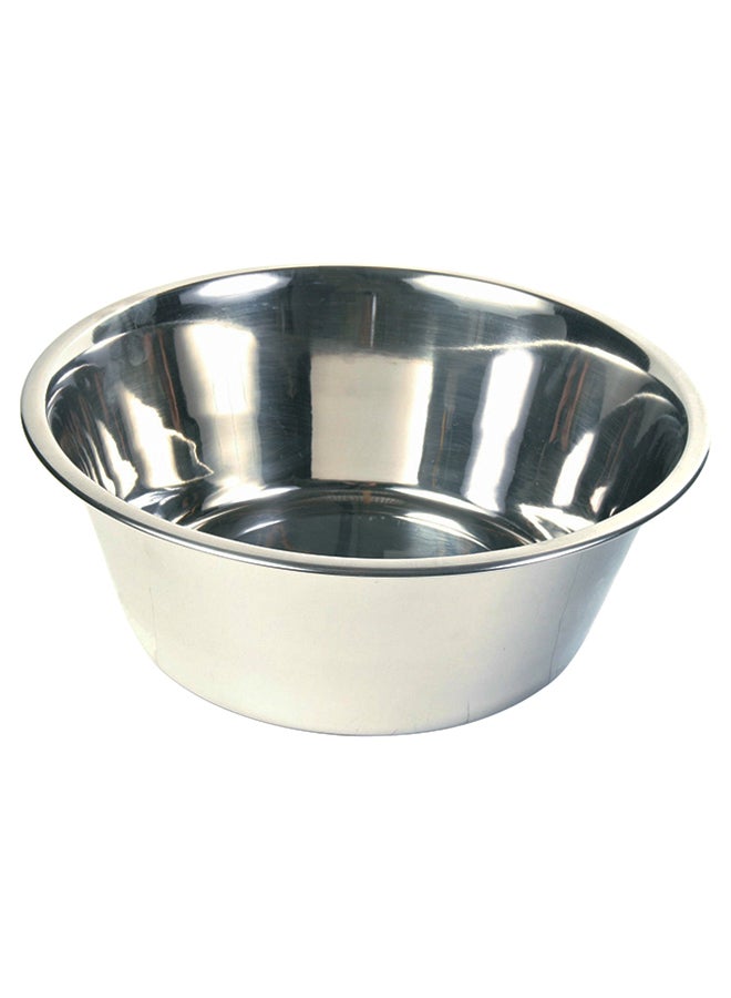 تريكسي وعاء من الستانلس ستيل لطعام الكلاب فضي 750ملليلتر