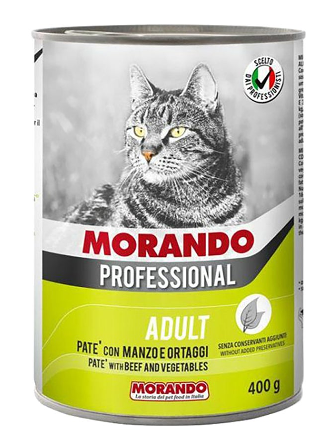 Morando Miglior Cane - Professional Adult With Beef And Vegetables Wet Food Grey/Yellow/White 400grams - Image 1