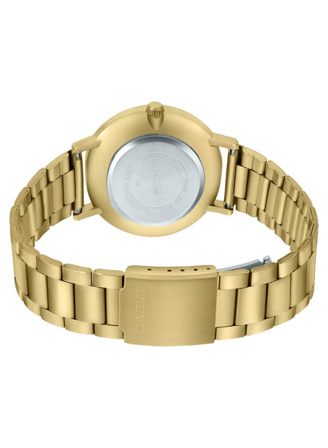 CASIO Men's Stainless Steel Analog Quartz Wrist Watch MTP-VT01G-2BUDF Navy/Gold - 40 mm - Gold - Image 4