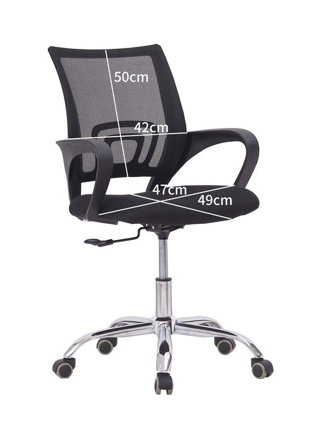 Adjustable Office Chair Black 47x98x49cm - Image 5