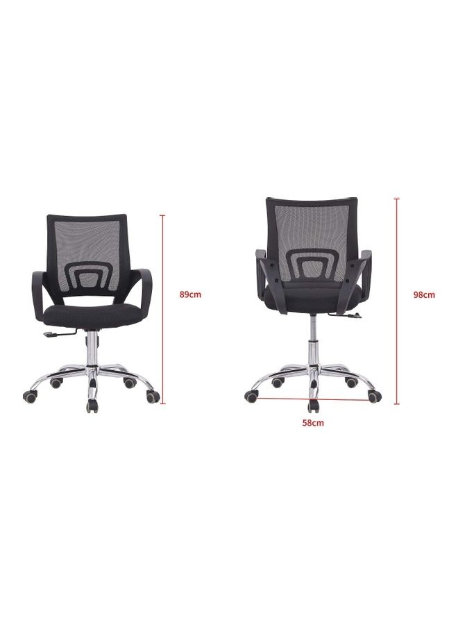 Adjustable Office Chair Black 47x98x49cm - Image 4