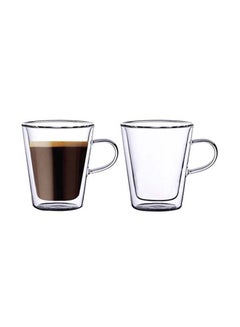 Neoflam 2-Piece Double Wall Glass Set Clear 18.7x11x9cm 