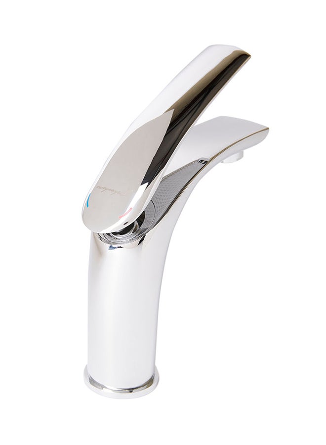 fashionhome Single Handle Top Lever Wash Basin Mixer Silver 50x150x140mm - Image 3