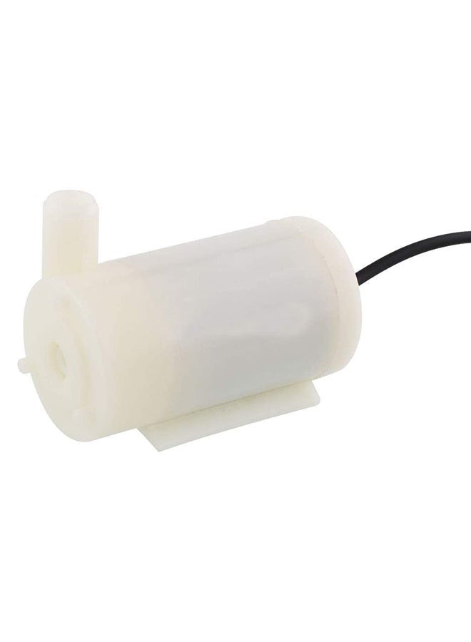 Generic - Mini DC 3-6V 120L/H Brushless Motor Submersible Water Pump White 10centimeter - Image 1