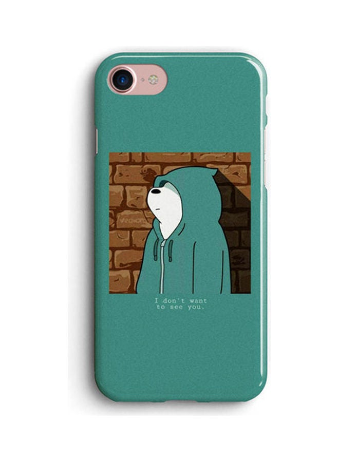 Beer Hoody Silicone Printed Case For iPhone  8 Multicolour 