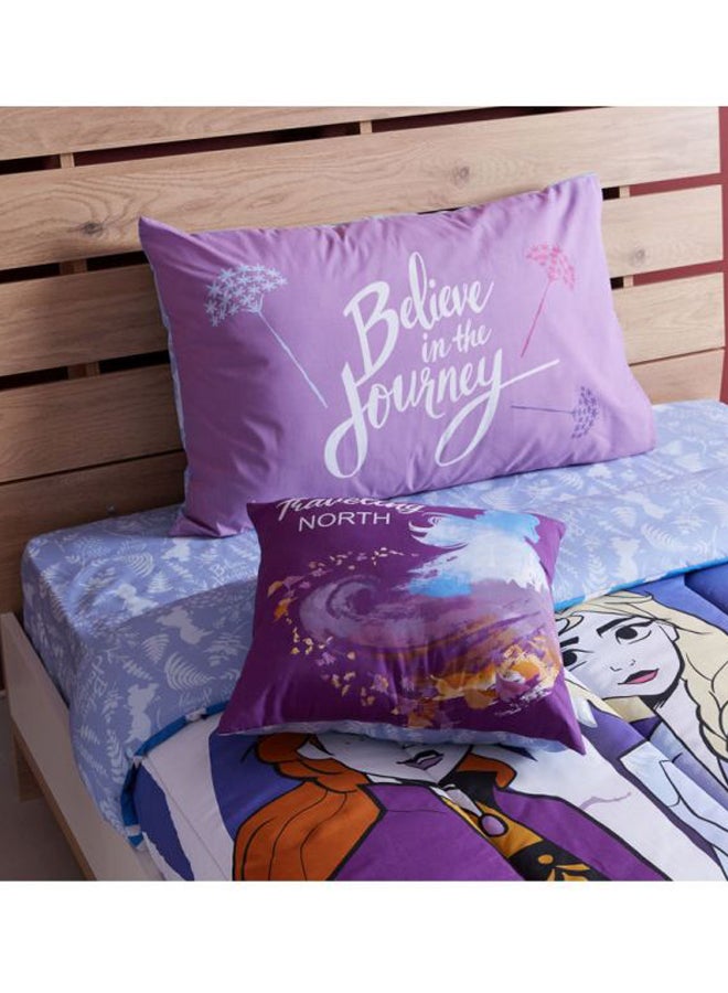 Disney - 4-Piece Frozen Comforter Set Polyester Multicolour 165x330cm - Image 1