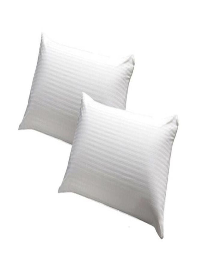 Comfy 2-Piece Bed Pillow Set Combination White
