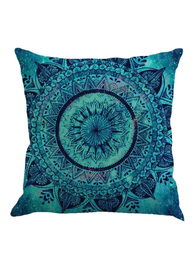 Bluelans Bohemian Style Square Throw Pillow Protector Case Cushion linen Blue  - Image 1