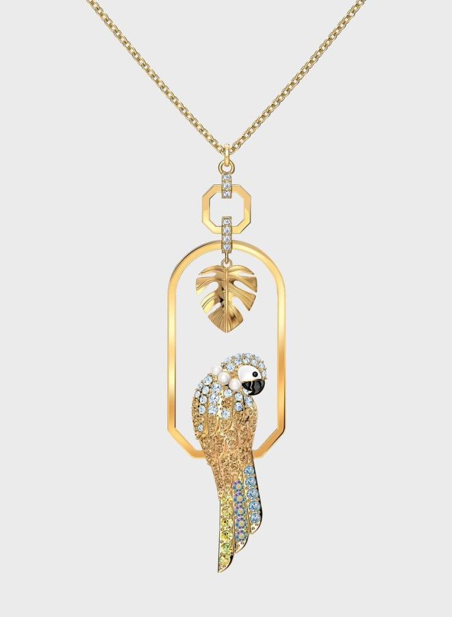 SWAROVSKI - Tropical Parrot Pendant Necklace - Image 1