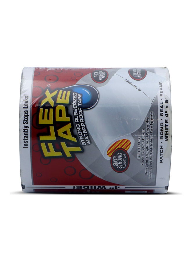 Flex Tape 4 in x 5 ft. White - Image 2