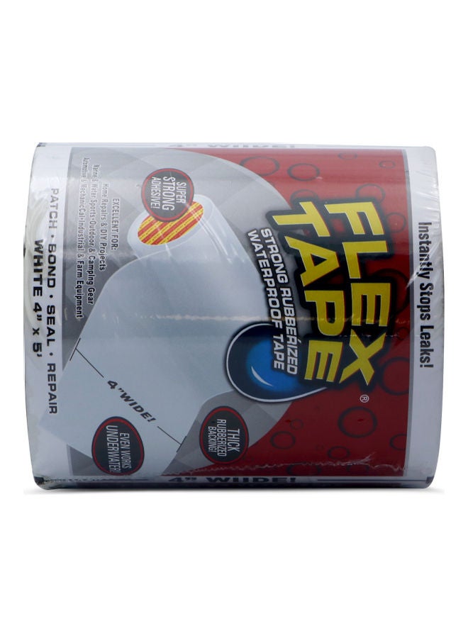 Flex Tape 4 in x 5 ft. White - Image 3