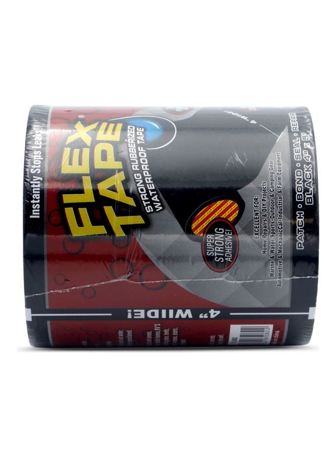 شريط مرن مقاس 4 × 5 أقدام. أسود - Image 2