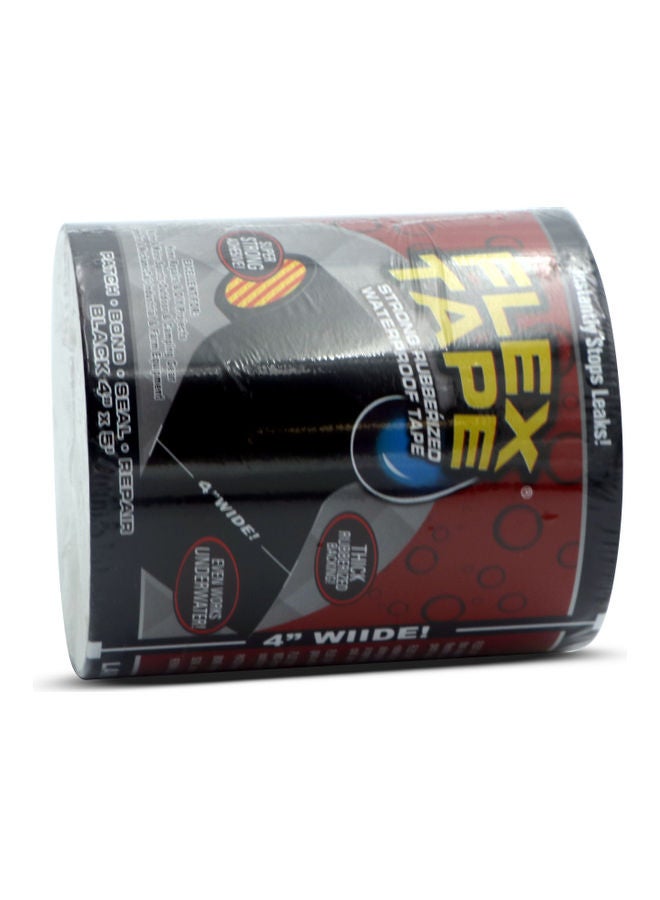 شريط مرن مقاس 4 × 5 أقدام. أسود - Image 3