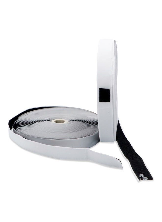 Velcro Tape With Adhesive 1 in x 20 m Black/White - Image 2
