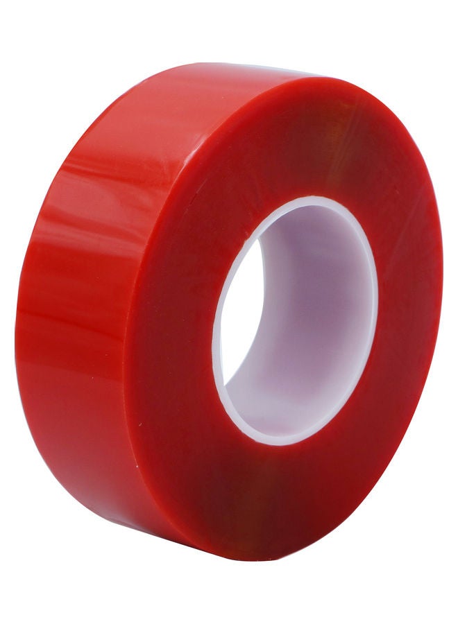 Double-Sided Acrylic Tape 25 mm x 50 m Red - Image 1