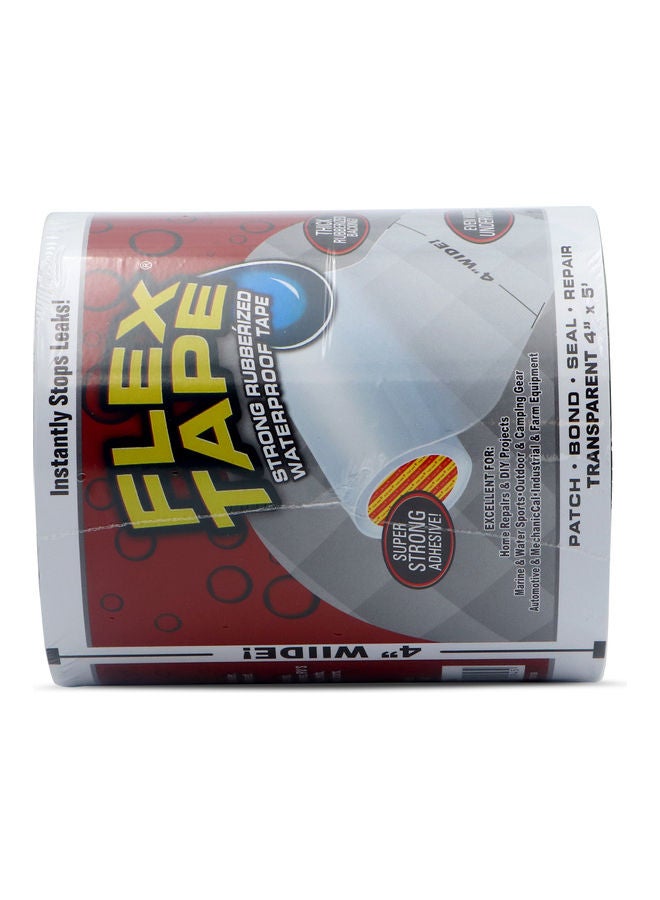 Flex Tape 4 in x 5 ft. Clear - Image 2