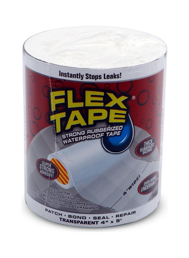 Flex Tape 4 in x 5 ft. Clear - Image 1