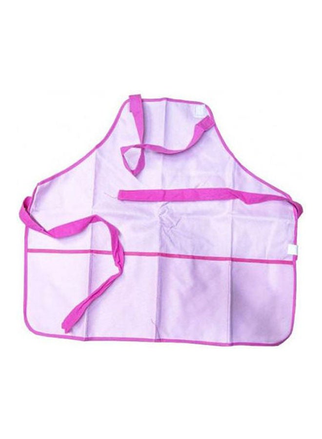 Coloring Apron With Sleeves Pink 