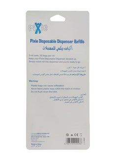 Vibrant's Pixie Plastic Disposable Bag Dispenser And Refill Rolls  - Image 4