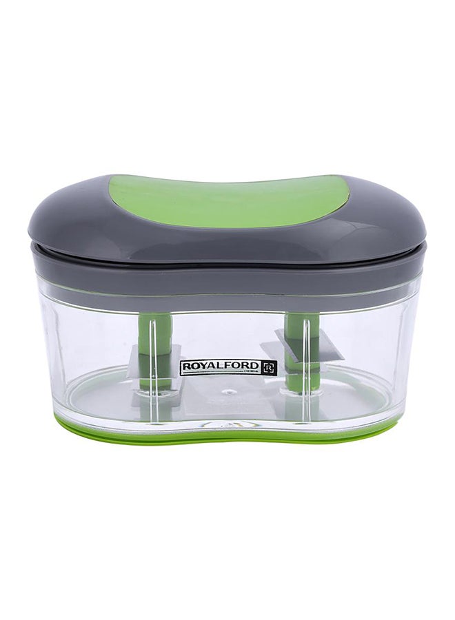 Royalford Slipping Chopper Green/Clear 1Liters  - Image 1