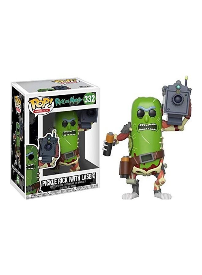 Funko - Pickle Rick with Laser Action Figure 3 x 6inch - Image 1