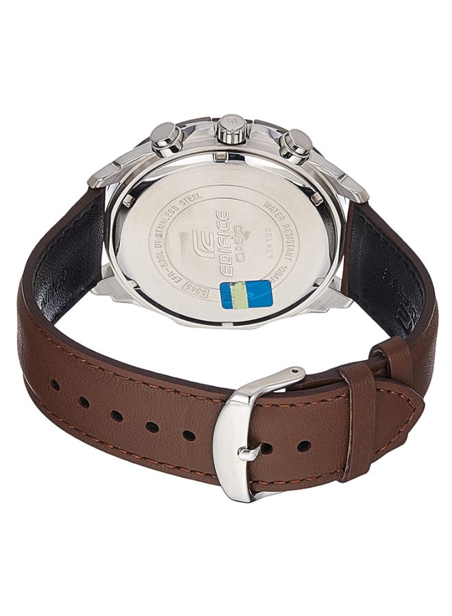 كاسيو ساعة يد إديفيس كرونوغراف طراز EFR-539L-7BVUDF - مقاس 54 مم - لون بني للرجال - Image 2