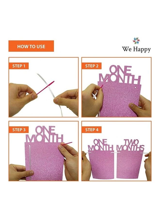 We Happy First Birthday Photo Frame 22 x 13cm - Image 5