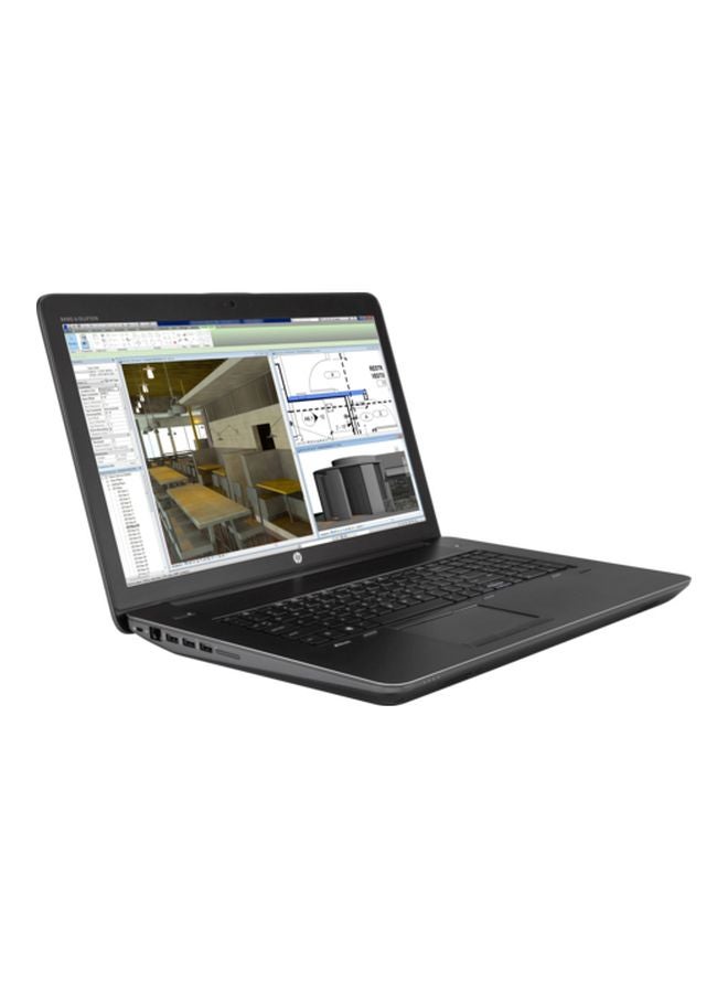 HP زد بوك 17-T7V66EA بشاشة قياس مقاس 17.3 إنشاً، معالج زيون E3 / ذاكرة وصول عشوائية 32 جيجابايت / محرك أقراص ثابت سعة 256 جيجابايت/ بطاقة الرسومات نيفيديا كوادرو 4 جيجابايت مع لوحة مفاتيح عربية /إنجليزية أسود - Image 4