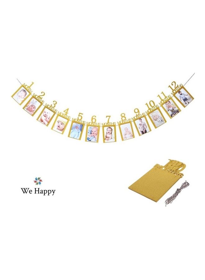 We Happy First Birthday Photo Frame 26 x 13cm  - Image 2